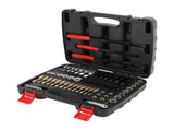 Complete Automotive Thread Chaser Kit 61pc SAE & Metric fit for Damaged Bolts 28385401