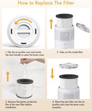 Air Purifier B-D02U Replacement Filter, VEWIOR H13 True HEPA Cleaner Filter 22137476