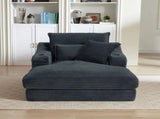 47.2 inch modern comfortable cushioned compression sofa with unique cushion design, lounge chair for W2339P548244
