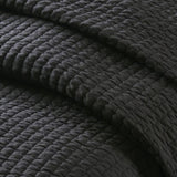 3 Piece Quilt Set Black King/Cal King B035129042