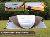 4-6 Persons White Light Orange Pop-Up Boat Tent T2602P172603
