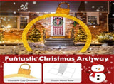 10.5 Feet Christmas Arch with White LED Lights 66192790