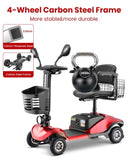 Folding Mobility Scooter for Adult - HEINSY Powered Mobility Scooter All Terrain Motorized Scooter W3278P289139