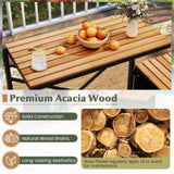 2-in-1 picnic table and chair set with storage 42666717