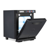 Hot Towel Warmer for Facials Massage, Esthetician Towel Heating Cabinet Black, Aluminum Chamber, 72607372