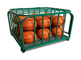 Ball Storage Cart, Basketball or Volleyball Storage Bin with Wheels, Basketball Holder Cage for 52820879