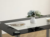 110cm Dining Table Tempered Glass Dining Table 84545384