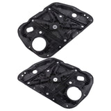 2pcs Front Window Regulators Left & Right Side w/o Motor Fit for Hyundai Sonata 2.0L 2016-2019 10984593