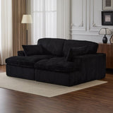 Double Chaise Lounge Chair Indoor,Oversized Upholstered Sleeper Cloud Couch,Deep Seat Luxury Sofa 92839899