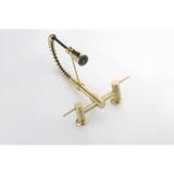 3 Functions Wall Mounted Bridge Kitchen Faucet W2287P167938