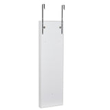 ZUN Full Mirror Fashion Simple Jewelry Storage Cabinet With Led Light Can Be Hung On The Door Or Wall 97790042