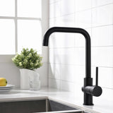 ZUN Kitchen Faucet Single Handle 1 Hole Kitchen Sink Faucets W1932P171824