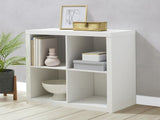 4 Cube Storage Organizer, White Texture 52624202