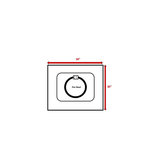 25'' H x 30'' W Steel Outdoor Fire Pit Table with Lid B120P230266