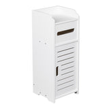 ZUN Bathroom Storage Cabinet with One Door Model Two White 08791029