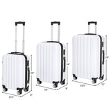 3-in-1 Multifunctional Large Capacity Traveling Storage Suitcase White 66111054