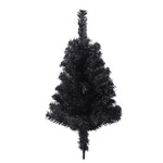 ZUN 7.5FT Black Slim Artificial Christmas Tree Includes Foldable Metal Stand 82779090