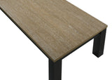 Brown Black 3-Piece Living Room Table Set Table Top Cocktail Table and Two Matching End Tables B011P244305