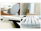 100" 43 80" x 60" Viewing Area Motorized Projector Screen with Remote Control Matte White 84308560