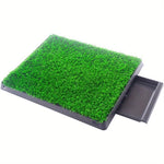 ZUN Dog Potty Training Artificial Grass Pad Pet Cat Toilet Trainer Mat Puppy Loo Tray Turf 31149552