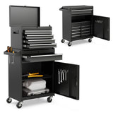 ZUN Rolling Tool Chest with 5 Sliding Lockable Drawers 92891956