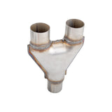 Y-Pipe Exhaust Pipe Adapter Connector 2''/2.25''/2.5''/2.75''/3''ID Single/Dual MT015005 44099273