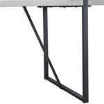 ZUN Modern Dining Table, 55 inch Kitchen Table for 4 People, Rectangular Dinner Table for Dining Room, WF312270AAG