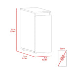 ZUN Sperry 1-Drawer Rectangle Bathroom Cabinet White B06280242