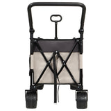 Multi-Functional Push-Pull Folding Wagon Cart with Rotating Handle & 360&deg All-Terrain Wheels W2932P289381