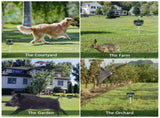 Upgraded Ultrasonic Animal Repeller, Solar Powered Pest Deterrent with PIR Motion Sensor, LED 29622829