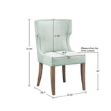 ZUN Upholstered Wingback Dining Chair B035118589