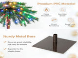 6ft Pre-Lit Christmas Palm Tree - 210 4-Color LEDs , 64 PVC Branch Tips 83410262