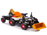 24V Kids Ride-On Electric Tractor Toy with 4-in-1 Construction Attachments W1578P294833