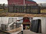 83"Thickened Chicken Coop Durable Pigeon Cage Outdoor Use Comfortable Poultry Cage For Home Breeding W2887P470168