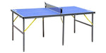 ZUN 6ft Mid-Size Table Tennis Table Foldable & Portable Ping Pong Table Set for Indoor & Outdoor Games 46556883