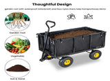 3-in-1 Oversized Steel Garden , 880lbs Pullable Mesh Metal Garden, All-Terrain Utility 38415817