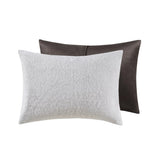 Full/Queen Faux Fur to Mink Down Alternative Comforter Set B03597271