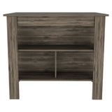 Cala Kitchen Island, Four Legs, Three Shelves -Dark Brown B20091834
