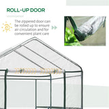 4.7' x 4.7' x 6.4' Mini Walk-in Greenhouse Kit with 3 Tier Shelves 88697344