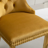 A&A Furniture,Nikki Collection Modern, High-end Tufted Solid Wood Contemporary Velvet Upholstered W1143P151483