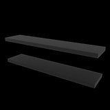 Greer Floating Shelf in Melamine x2, Black B128P245003