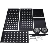 Firewood Cart,fireplace log rolling cart,wood rack ,heavy duty in door outdoor rolling cart W46543806