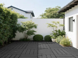 Plastic interlocking decking tiles, 44 packs of terrace decking tiles, 12 inches x 12 inches W5288P452912