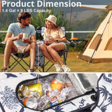 Portable Outdoor 2-Seat Folding Chair with Removable Sun Umbrella Coconut Tree 59226804