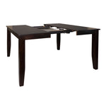 ZUN Casual Dining Warm Merlot Finish 1pc Counter Height Table with Self-Storing Extension Leaf Strong B01153765