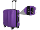 3-in-1 Multifunctional Large Capacity Traveling Storage Suitcase Luggage Set Purple 26825408