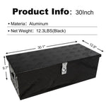 ZUN 30 Inch Tool Box Underbody Flatbox Truck Car Outdoor Trailer Pickup,RV Storage Organizer,Underbed W2788P190923