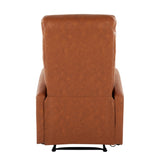 Dormi Contemporary Recliner Chair in Camel Faux Leather by LumiSource B202P223697