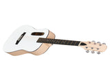 38 Inch Acoustic Guitar for Beginners, H Body Shape, Basswood Folk Guitar in Cream White, 6-String 58112789