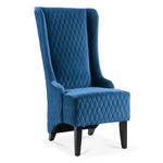 ZUN 23.03''Wide High-Back Velvet Accent Chair, Comfy High Wingback Chair, Living Room Chair with Soft W68057081